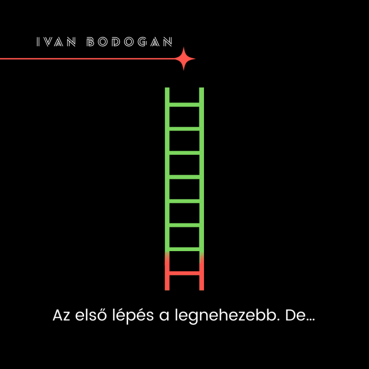 Az első lépés a legnehezebb.